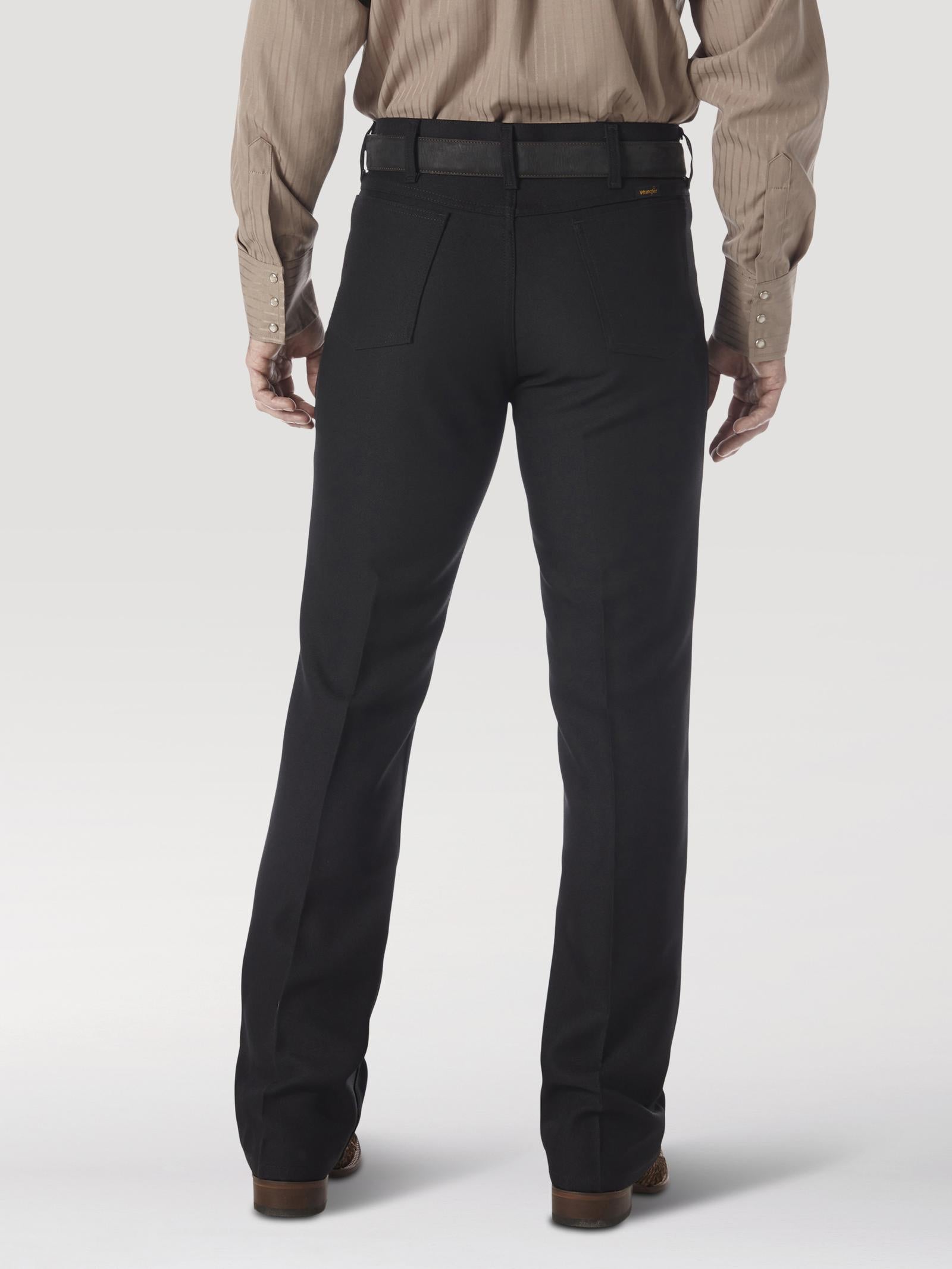 Wrangler 82BK Men's Wrancher Dress Jeans  Classic Fit, Original Rise, Polyester Stretch Twill