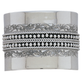 VOGT SILVERSMITHS 014-051 BLAIR COLLECTION STERLING SILVER CUFF BRACELET