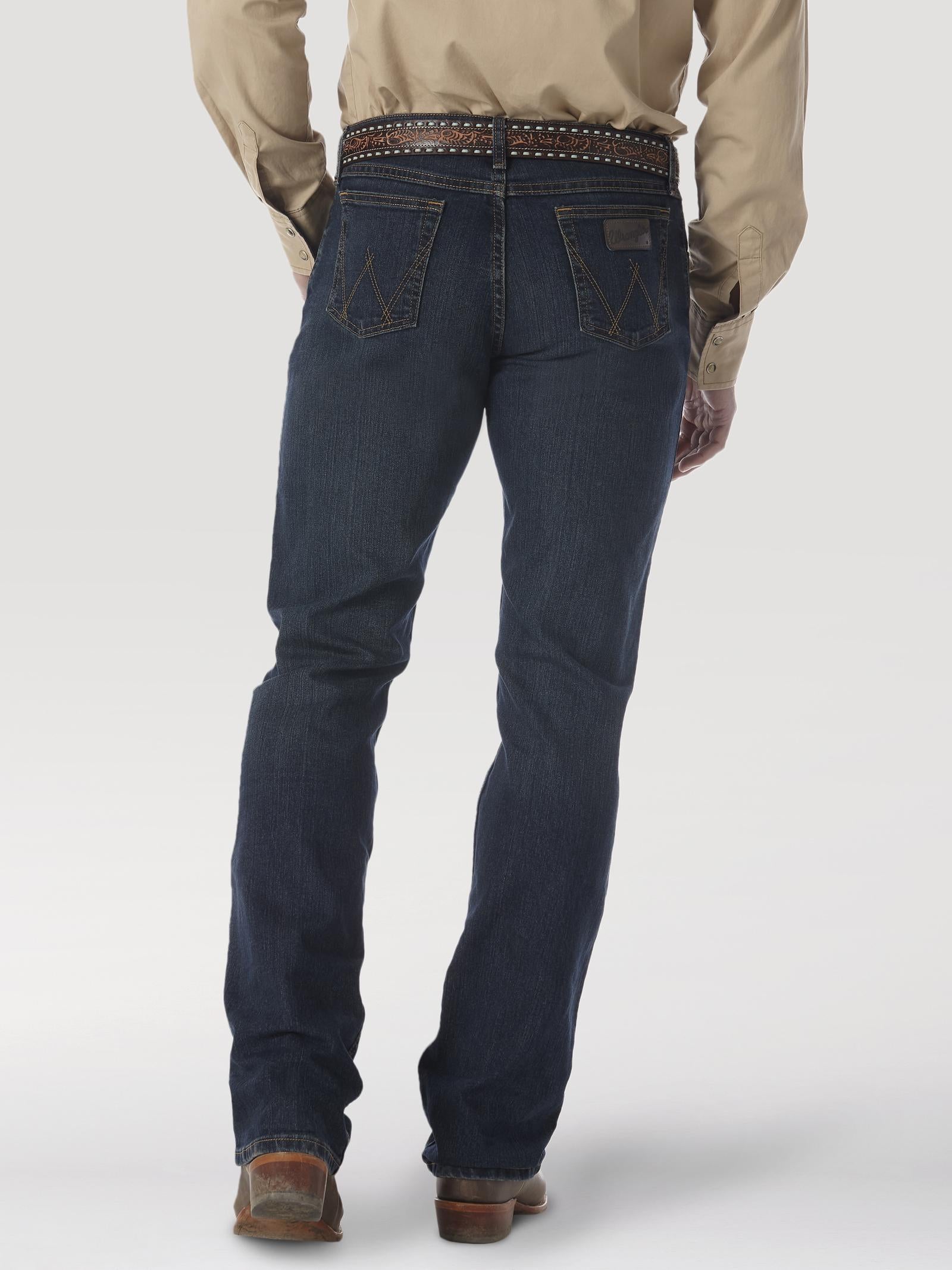 Wrangler 20X 02MACRB Men's Advanced Comfort Slim Fit Bootcut Jeans - Mid Rise, Classic 5-Pocket