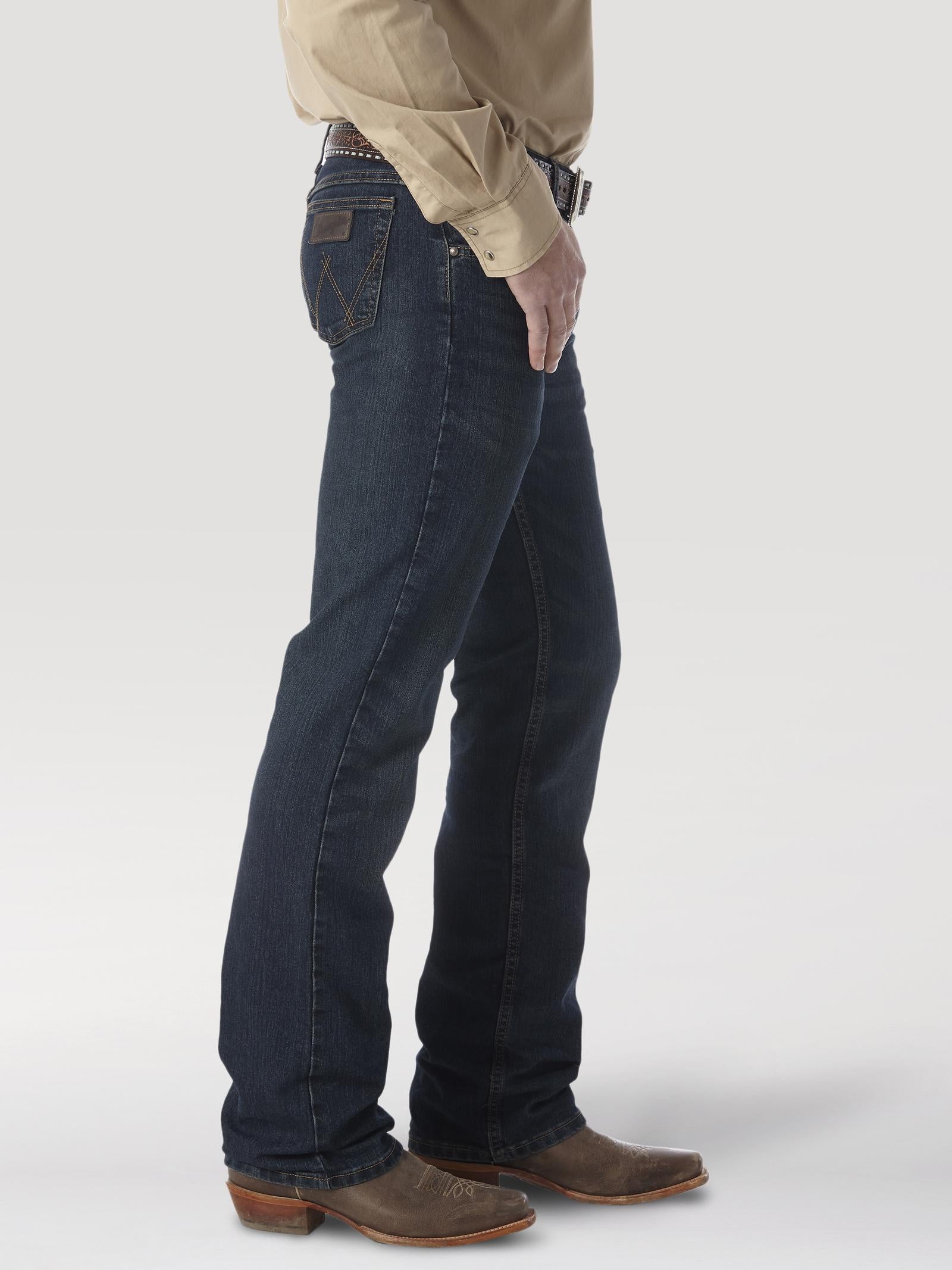 Wrangler 20X 02MACRB Men's Advanced Comfort Slim Fit Bootcut Jeans - Mid Rise, Classic 5-Pocket