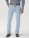 Wrangler 936GBH Men's Cowboy Cut Slim Fit Jeans  Bleach Wash, Cotton Heavyweight Denim, Boot Fit