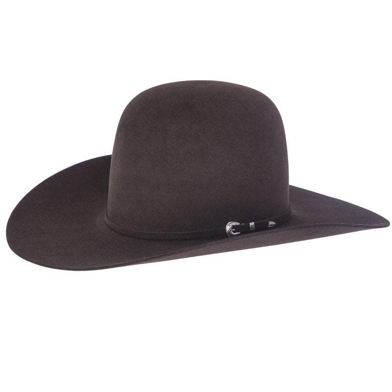 RODEO KING 10X OPEN CROWN 4.5" BRIM FELT COWBOY HAT