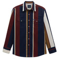 WRANGLER 112381998 MEN'S MIDNIGHT OAK BRUSHPOPPER LONG SLEEVE SNAP SHIRT