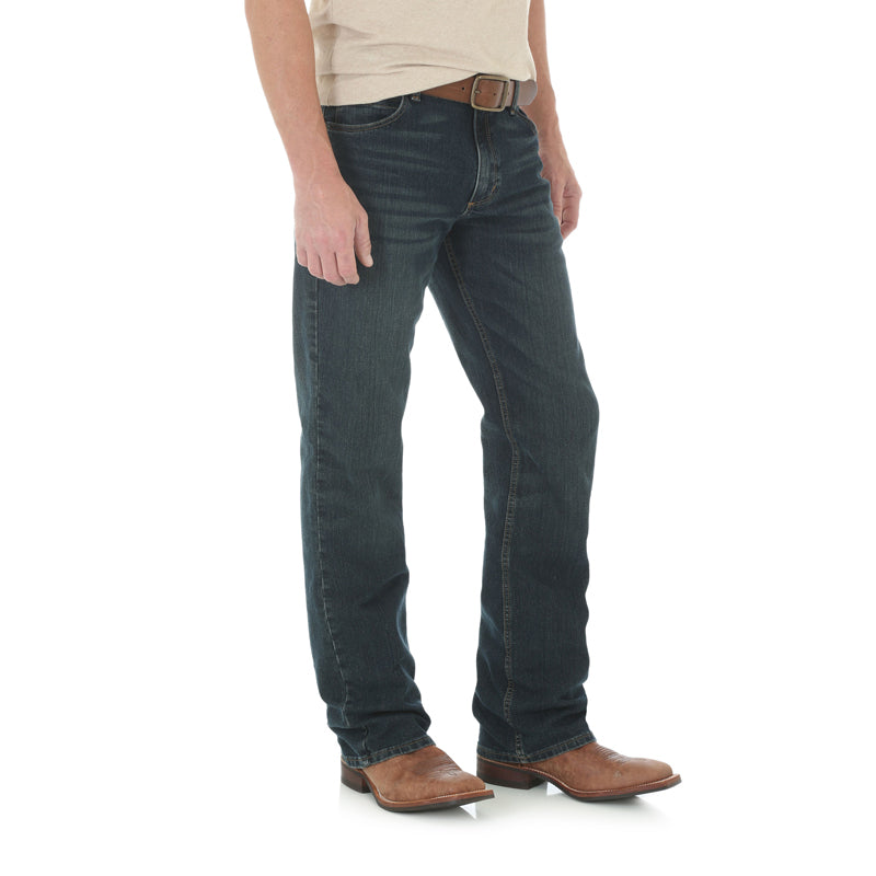 Wrangler 20X 02MACRB Men's Advanced Comfort Slim Fit Bootcut Jeans - Mid Rise, Classic 5-Pocket