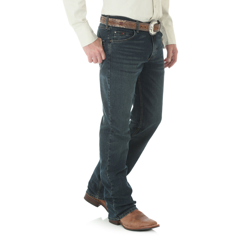 Wrangler 20X 02MACRB Men's Advanced Comfort Slim Fit Bootcut Jeans - Mid Rise, Classic 5-Pocket
