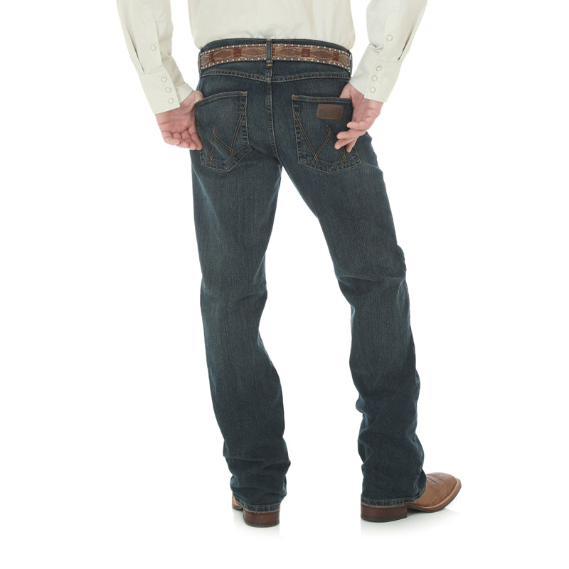Wrangler 20X 02MACRB Men's Advanced Comfort Slim Fit Bootcut Jeans - Mid Rise, Classic 5-Pocket