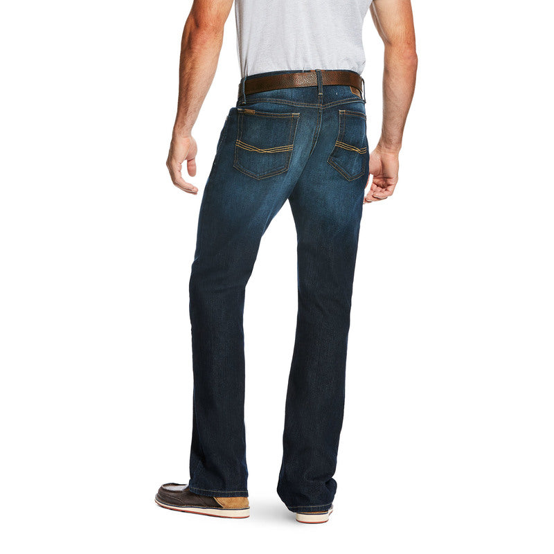 Ariat 10022784 Men's M5 Legacy Slim Fit Stretch Straight Leg Jeans - Durham Dark Wash Denim