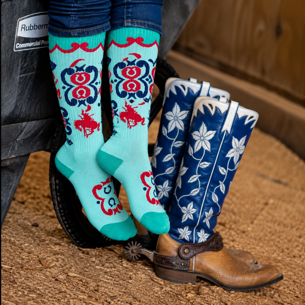 LUCKY CHUCK RANCH GLAM 12244 SOCKS