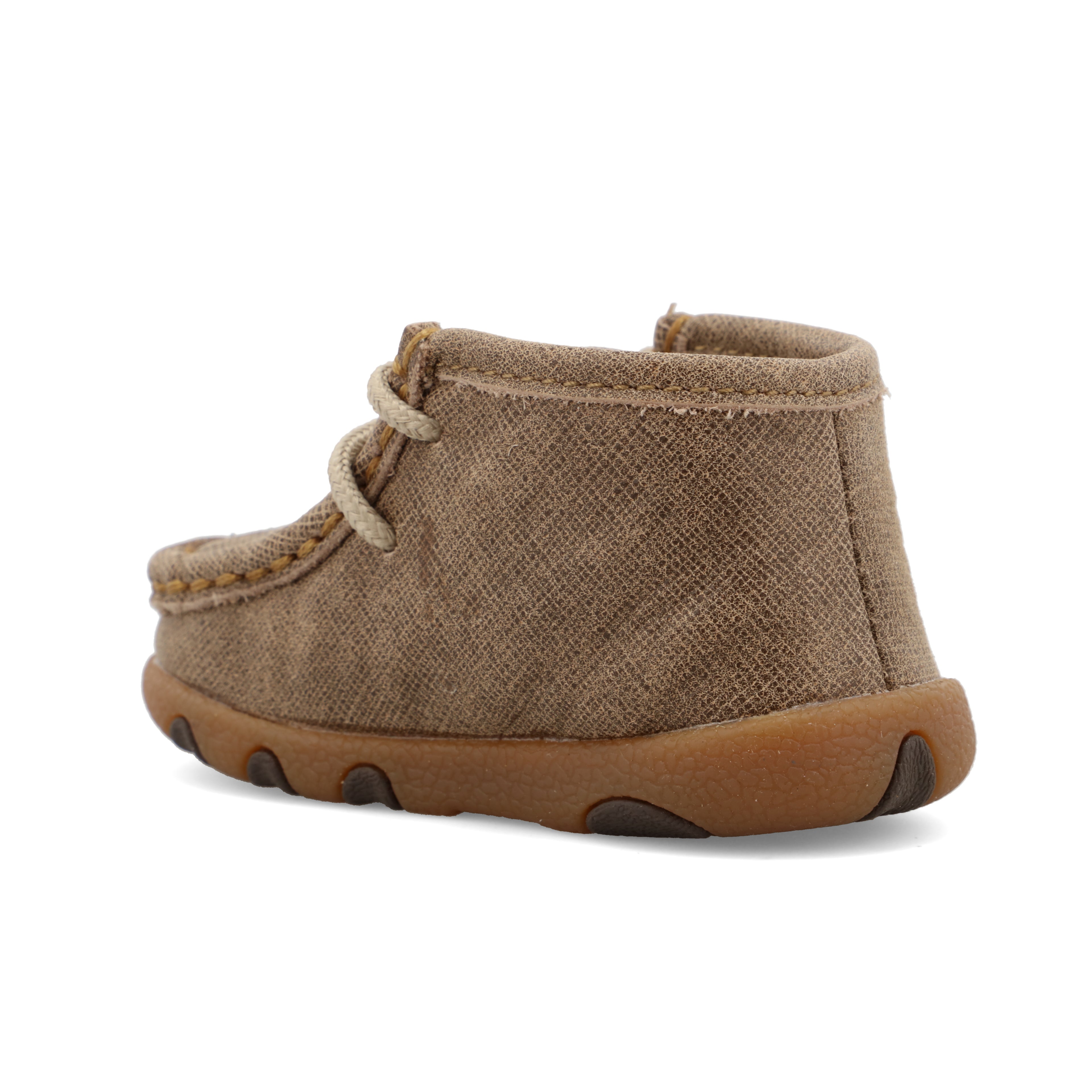 Twisted X ICA0005 Infant Driving Moc Dusty Tan Shoes - Moc Toe, Full-Grain Leather