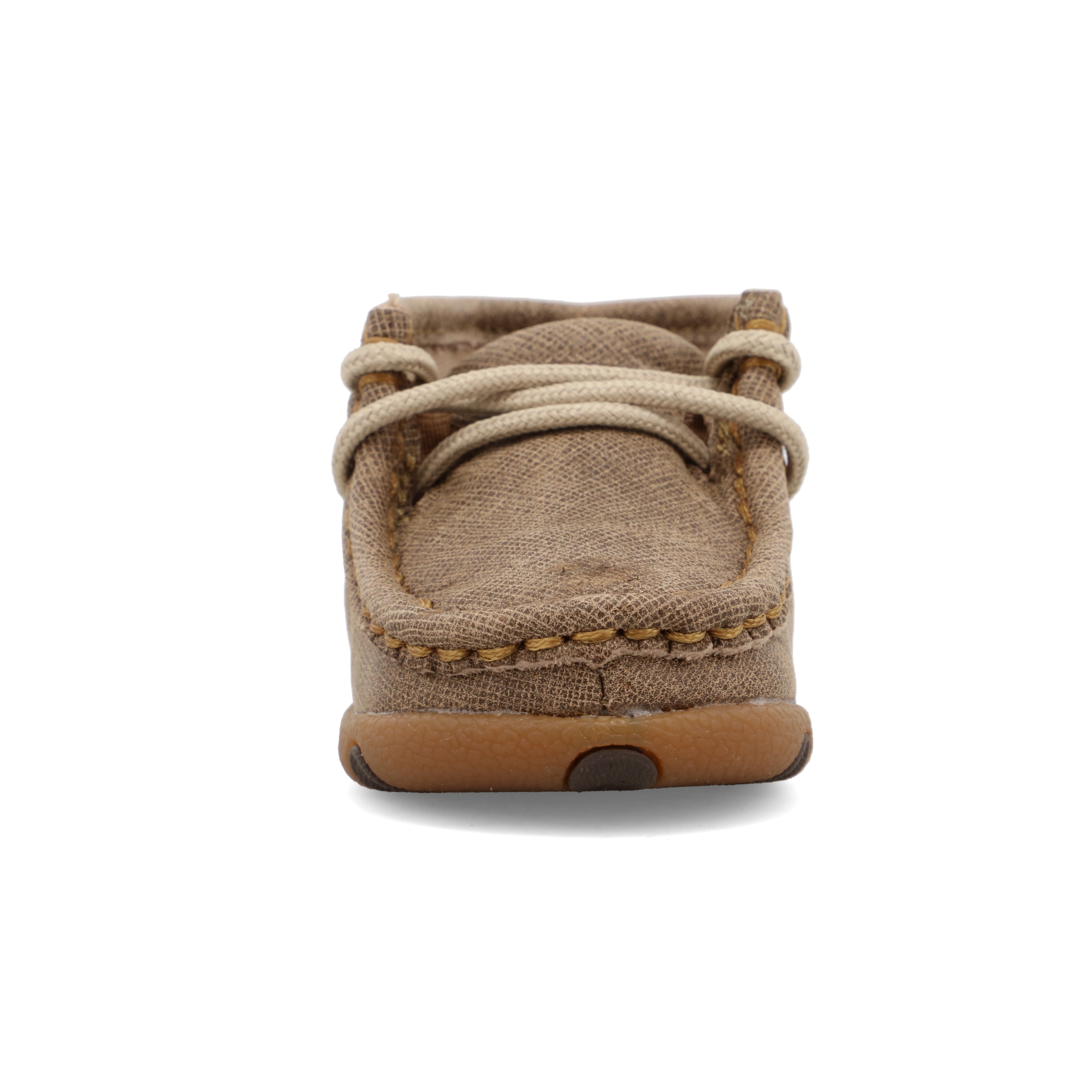 Twisted X ICA0005 Infant Driving Moc Dusty Tan Shoes - Moc Toe, Full-Grain Leather
