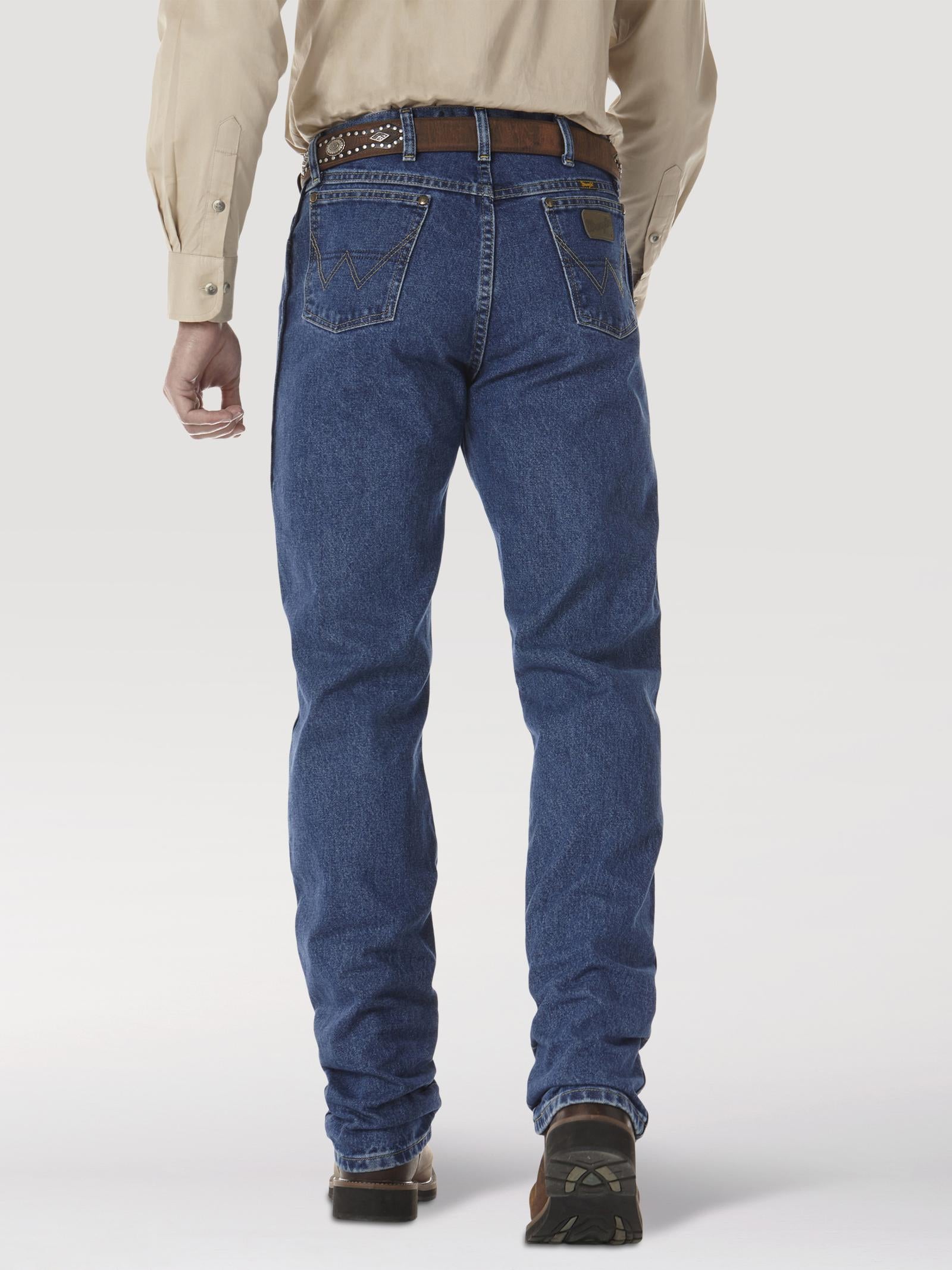 Wrangler 13MGSHD Men's George Strait Cowboy Cut Original Fit Jeans - Heavy Denim, Tapered Leg