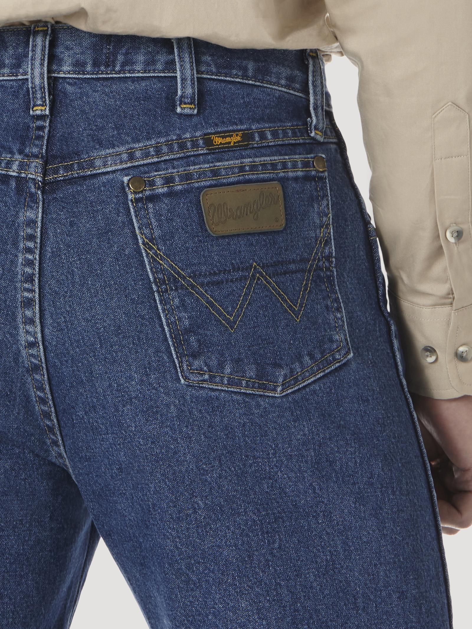 Wrangler 13MGSHD Men's George Strait Cowboy Cut Original Fit Jeans - Heavy Denim, Tapered Leg