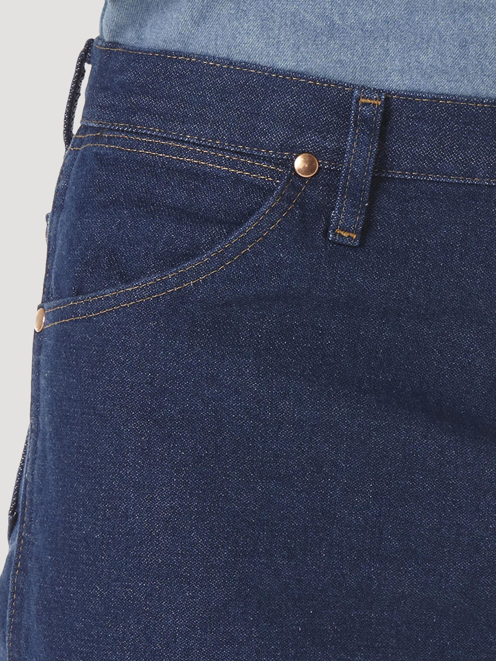 Wrangler 13MWZPW Men's Prewashed Indigo Original Cowboy Cut Jeans  Heavyweight Cotton Denim