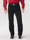 Wrangler 13MWZWK Men's Black Original Fit Cowboy Cut Jeans  Heavyweight Cotton Denim Bootcut