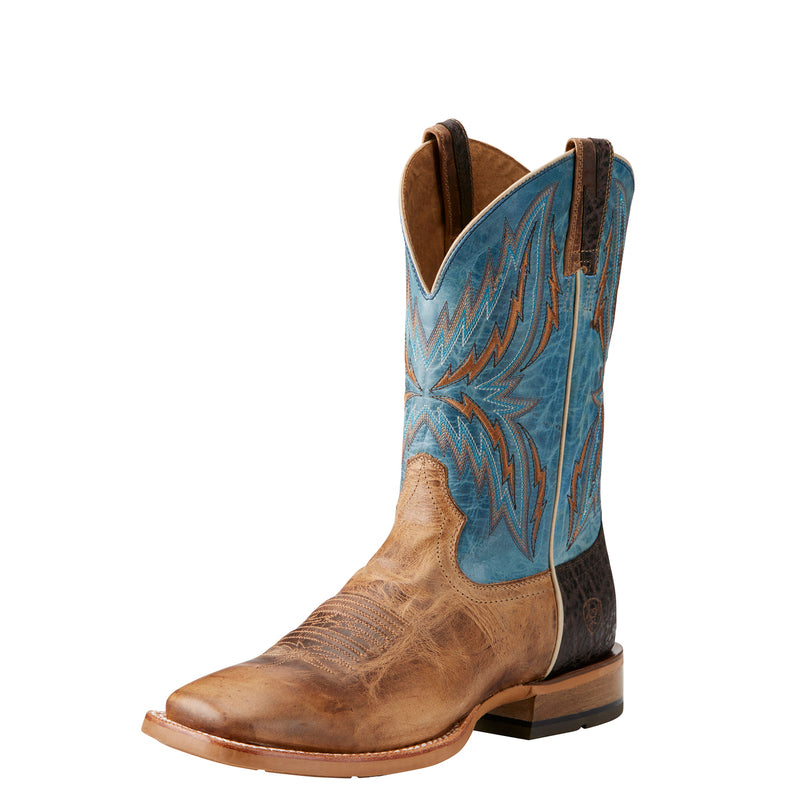 Ariat 10021679 Men's Arena Rebound Western Boots, Brown, 11" Shaft, Wide Square Toe, ATS Insole