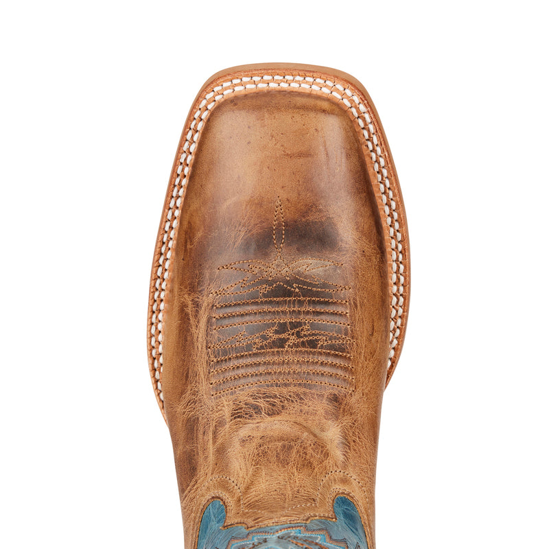 Ariat 10021679 Men's Arena Rebound Western Boots, Brown, 11" Shaft, Wide Square Toe, ATS Insole