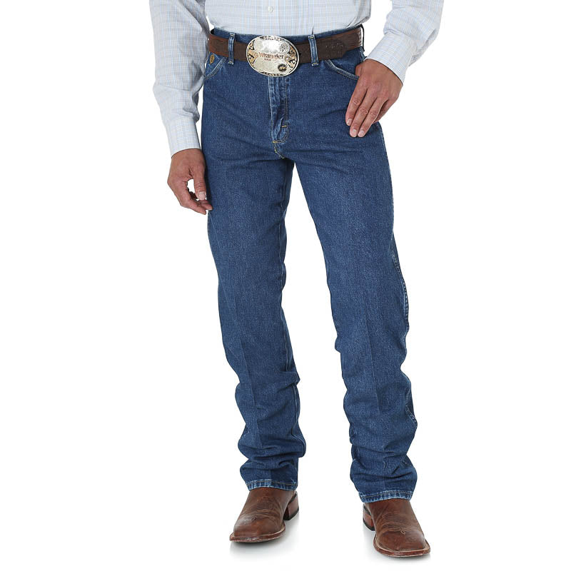 Wrangler 13MGSHD Men's George Strait Cowboy Cut Original Fit Jeans - Heavy Denim, Tapered Leg