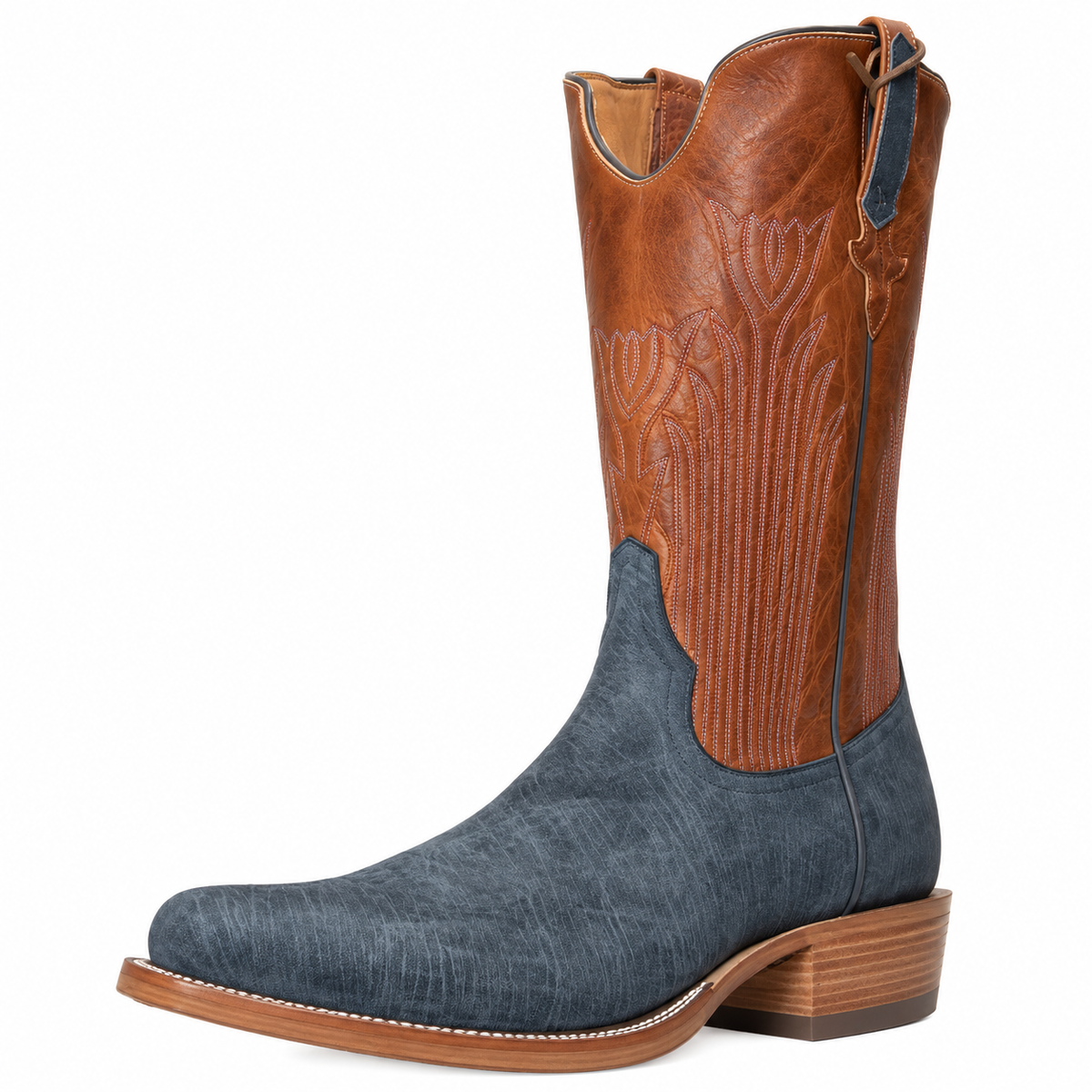 RIOS OF MERCEDES 160877 MEN'S GRAY SUEDED HIPPO BOOT