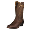 Ariat 10002227 Men's Heritage Roughstock Western Boots, Brown, 12" Shaft, Duratread Outsole, Leather