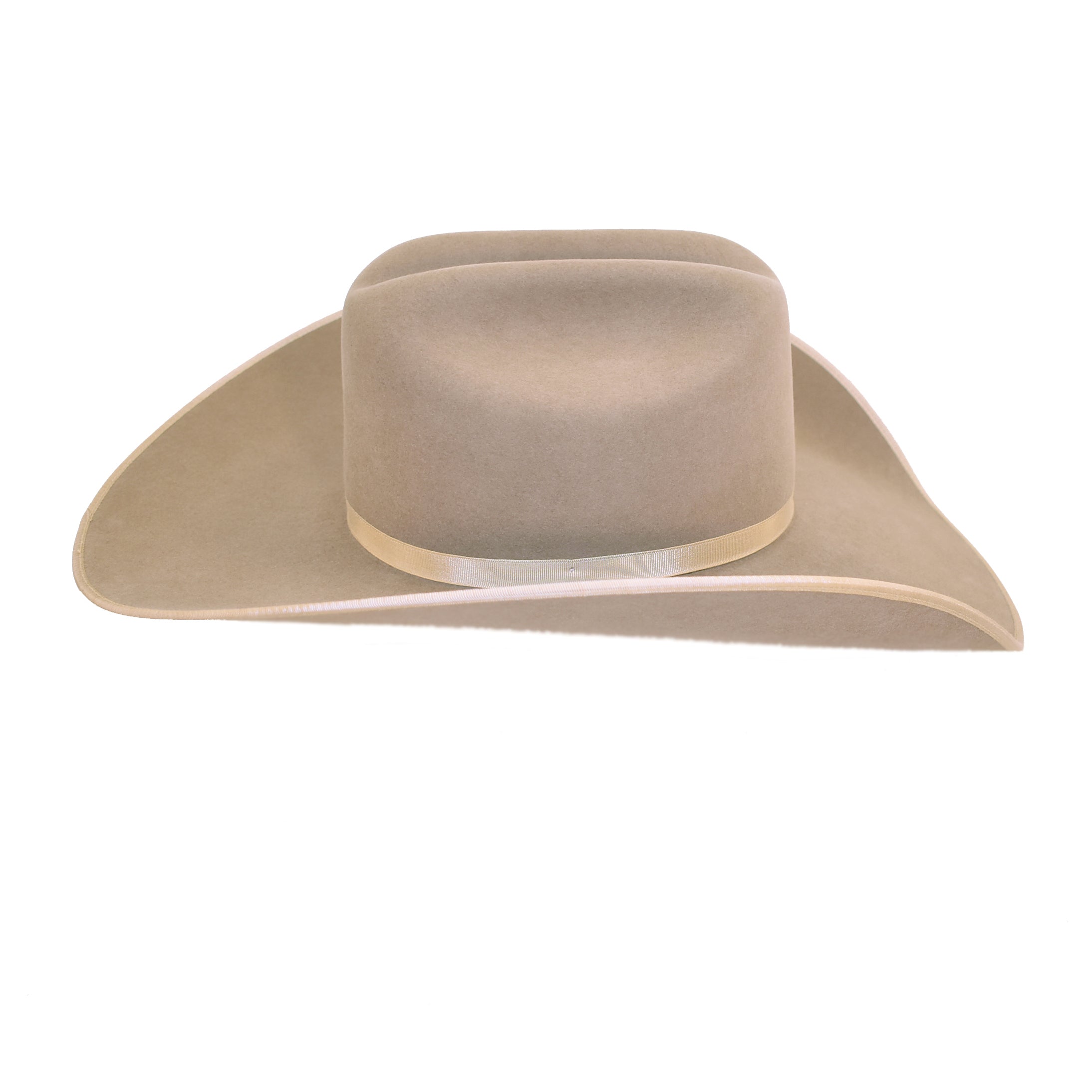 Rodeo King 7X 4.5-B Men's Buckskin Felt Cowboy Hat  7X Construction, Bound Edge, Premium Felt