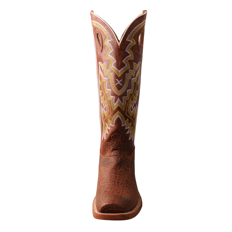 Twisted X MBKL015 Men's Latigo Buckaroo Cowboy Boots - SS Toe, Full-Grain Leather, Butyl-Oiled Sole