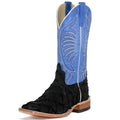 ANDERSON BEAN 321620 WOMEN'S MATTE BLACK BIG BASS COWBOY BOOT