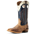 Ariat 10029694 Men's Western Boots, Dusted Wheat Brown, Wide Square Toe, ATS Pro, Leather Shaft