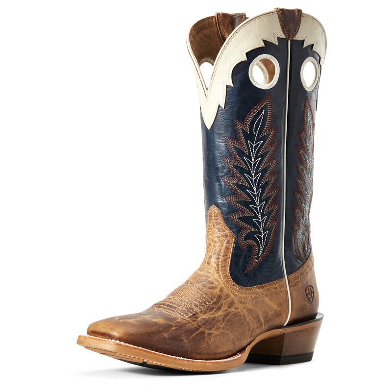 Ariat 10029694 Men's Western Boots, Dusted Wheat Brown, Wide Square Toe, ATS Pro, Leather Shaft