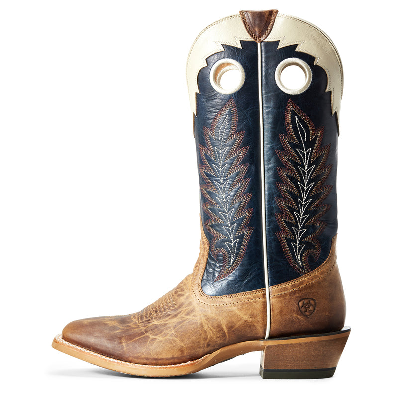 Ariat 10029694 Men's Western Boots, Dusted Wheat Brown, Wide Square Toe, ATS Pro, Leather Shaft