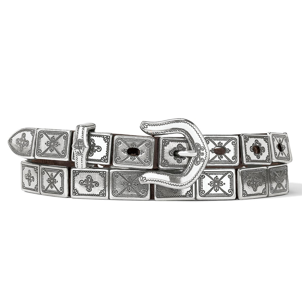 BRIGHTON 34703 LADIES MOSAICA TILE LEATHER BELT