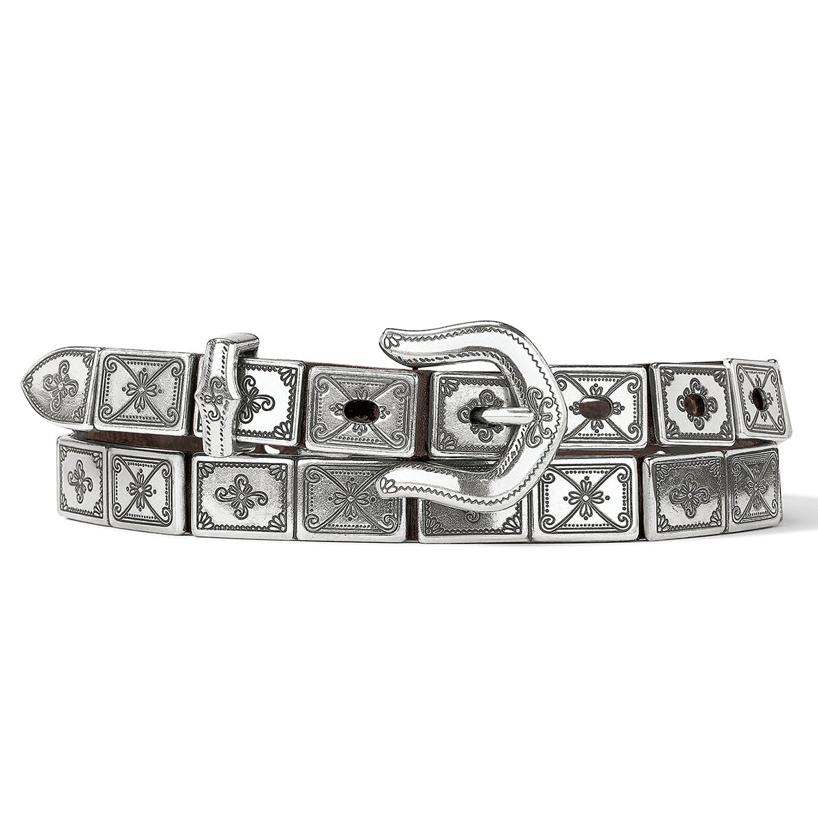 BRIGHTON 34703 LADIES MOSAICA TILE LEATHER BELT