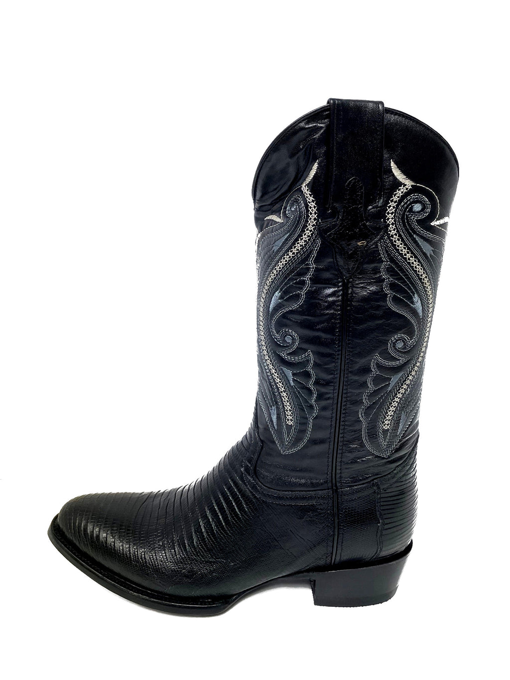 Ferrini USA Cowboy Black Lizard R Toe