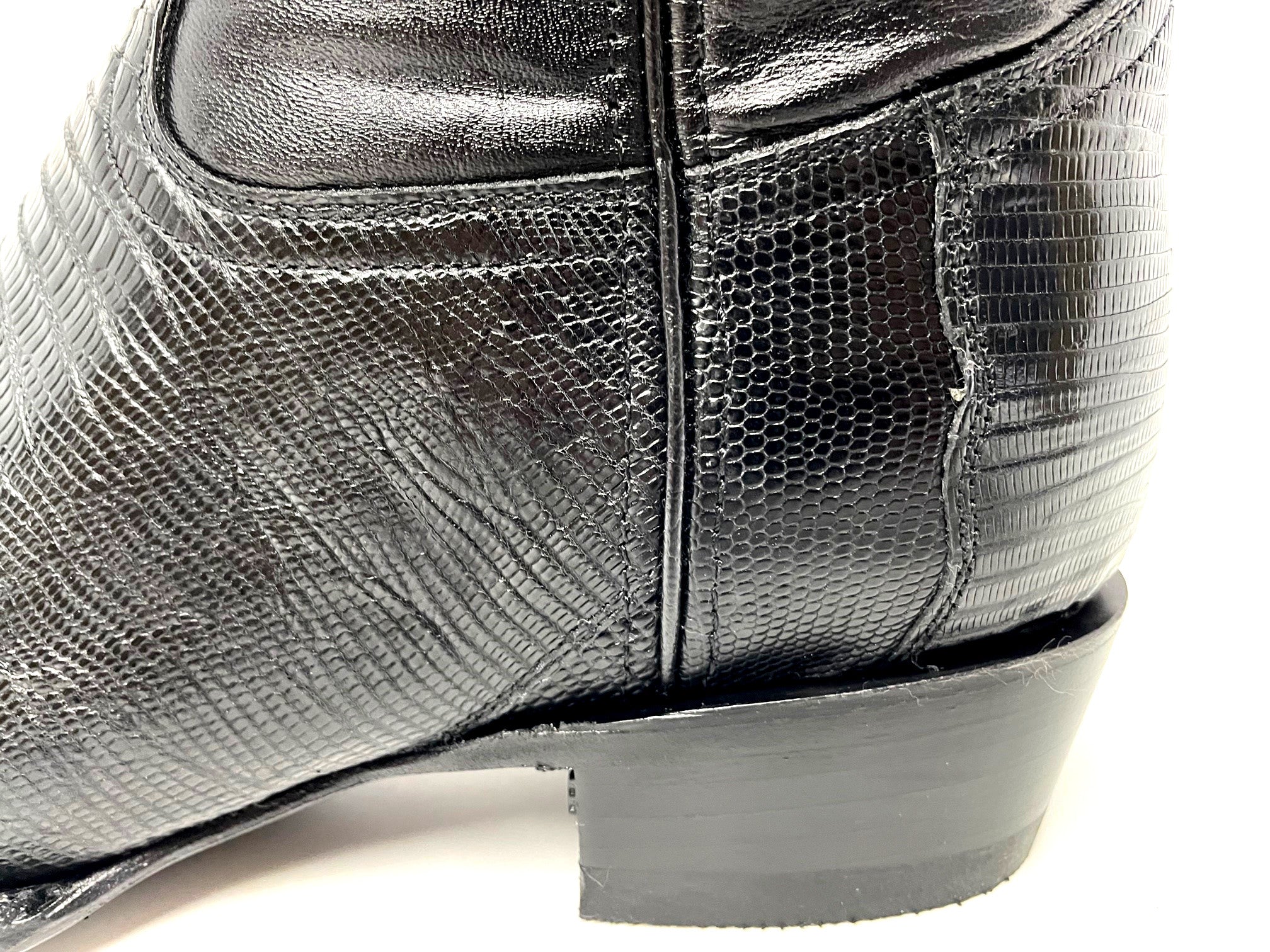 Ferrini USA Cowboy Black Lizard R Toe