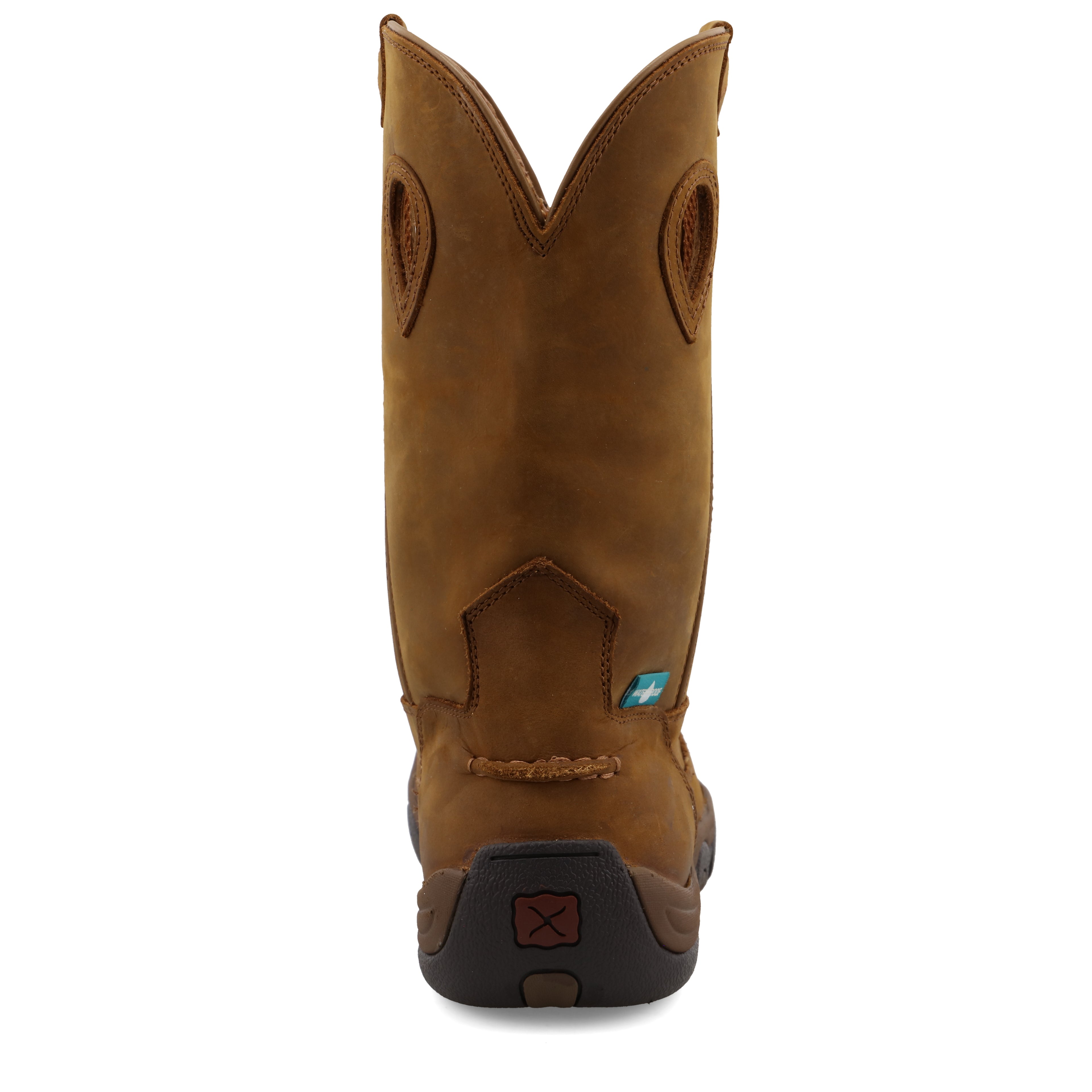 Twisted X MHKBCW1 Men's Distressed Saddle Waterproof Comp Toe Hiker Boot   ASTM, Slip-Resistant