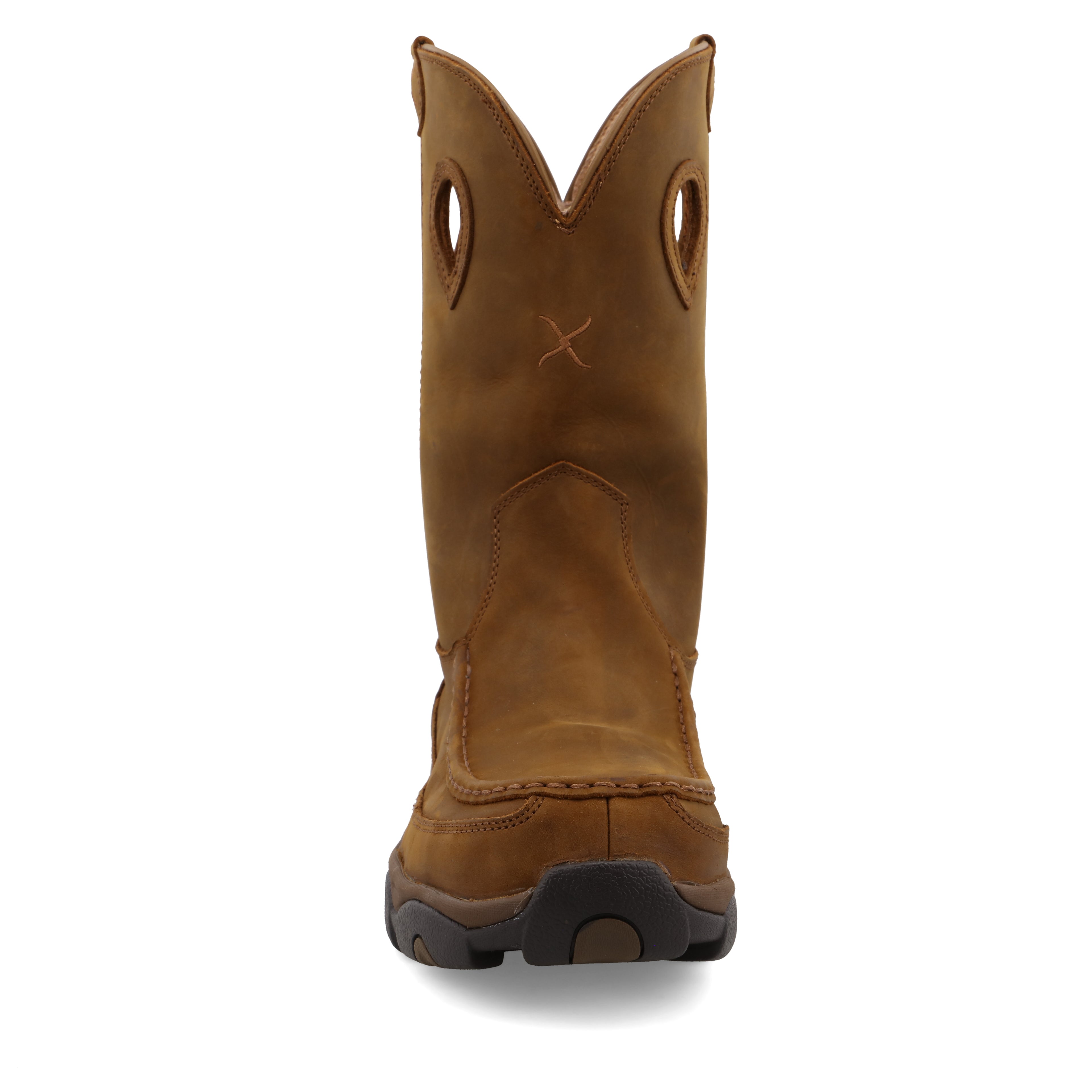 Twisted X MHKBCW1 Men's Distressed Saddle Waterproof Comp Toe Hiker Boot   ASTM, Slip-Resistant