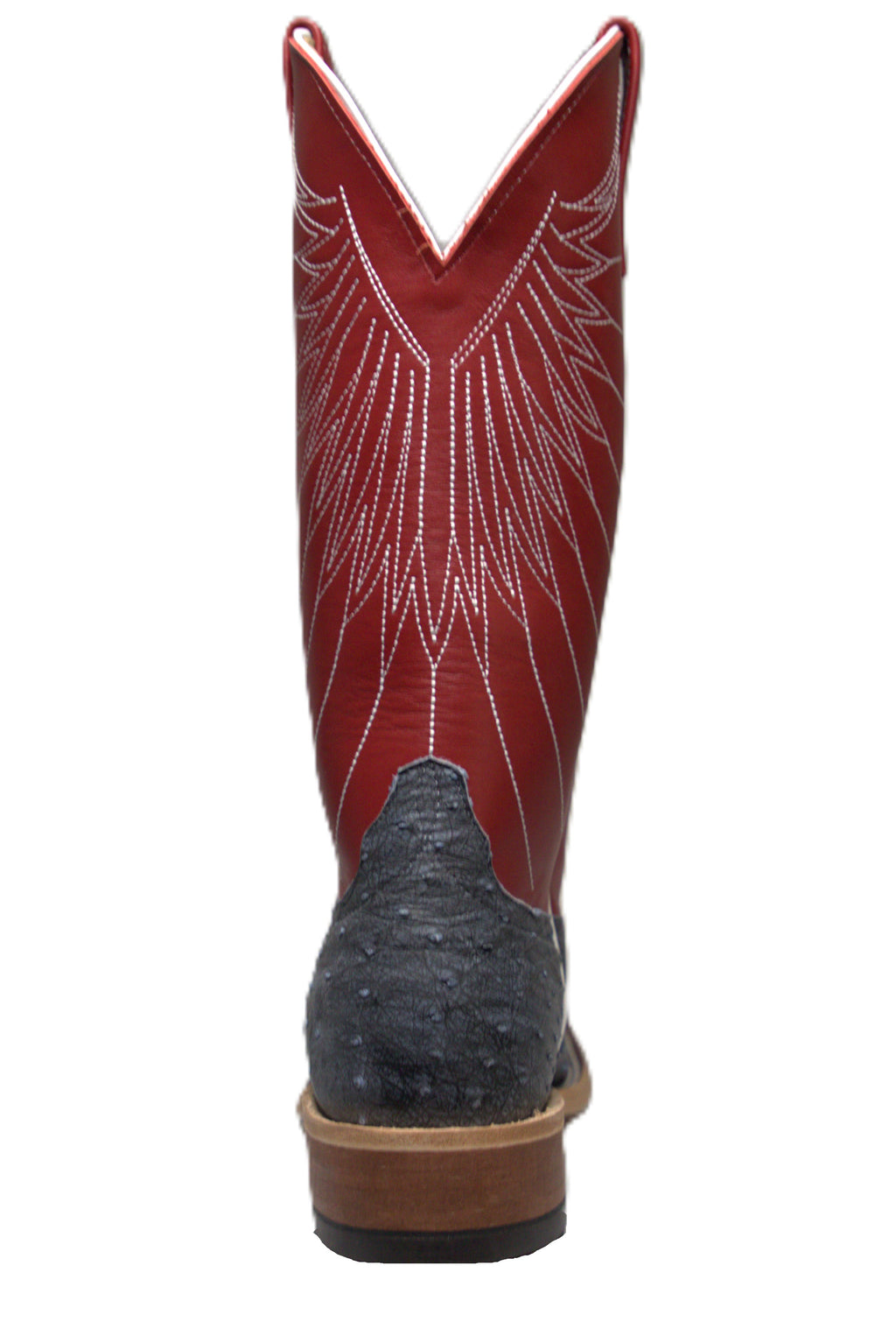 ANDERSON BEAN 362075 DENIM FULL QUILL OSTRICH