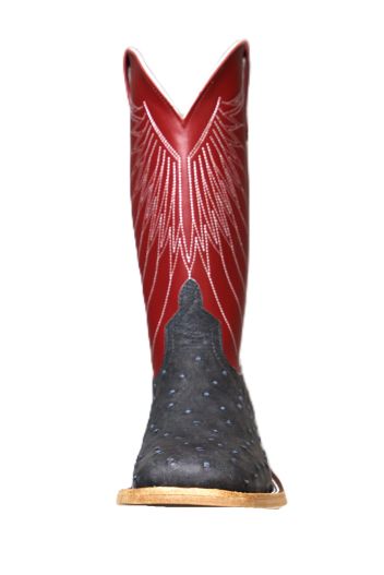 ANDERSON BEAN 362075 DENIM FULL QUILL OSTRICH