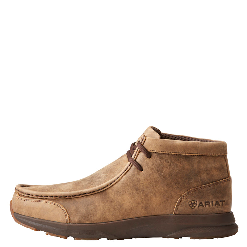 Ariat 10021723 Men's Spitfire Shoes, Brown Bomber, Lace-Up, Round Toe, Cushioned, Rubber Outsole