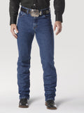 Wrangler 36MWZDS Men's Dark Stone Slim Fit Cowboy Cut Jeans  Mid Rise, Durable Denim
