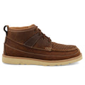 Twisted X MCA0032 Men's 4 inch Woven Saddle Wedge Sole Boots - Full-Grain Leather, Rubber Outsole