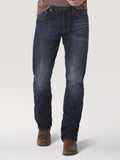 Wrangler 42MWXRD Men's 20X 42 Slim Fit Vintage Bootcut Jeans  River Denim Wash, Low Rise