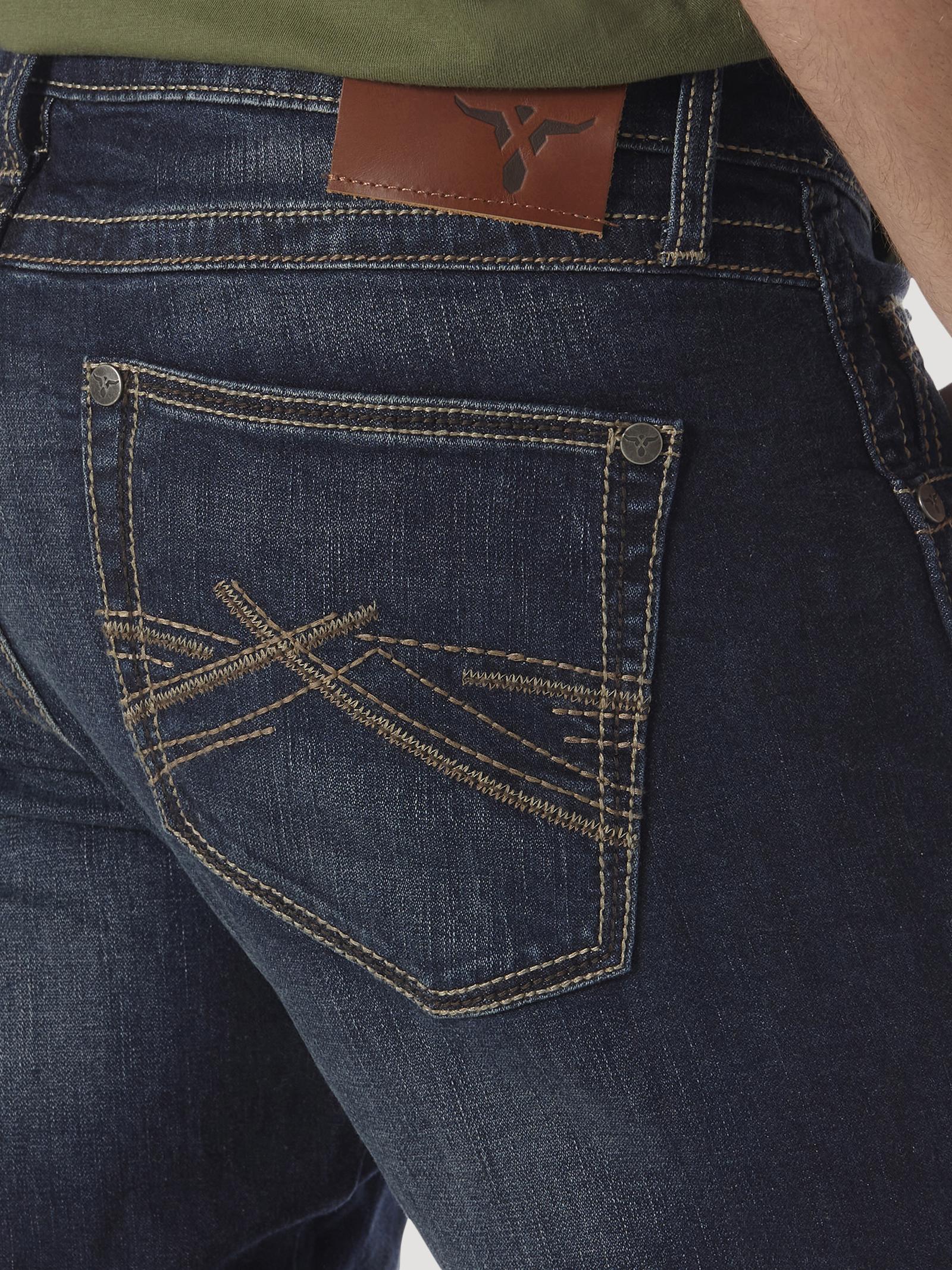 Wrangler 44MWXDN Mens 20X Style 44 Slim Fit Jeans  Dark Wash, Straight Leg, Denim, Low Rise