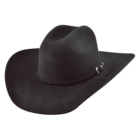 Justin JF0630KERM Bent Rail 6X Cowboy Hat, Fur Felt Blend with Leather Band, 4.5 inch Brim