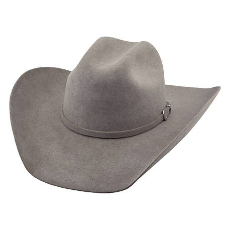 Justin JF0630KERM Bent Rail 6X Cowboy Hat, Fur Felt Blend with Leather Band, 4.5 inch Brim