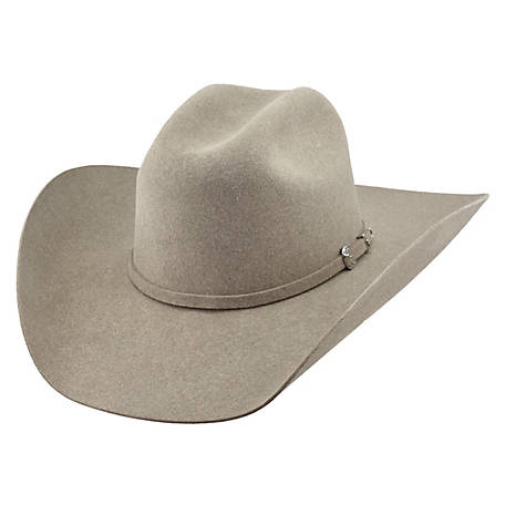 Justin JF0630KERM Bent Rail 6X Cowboy Hat, Fur Felt Blend with Leather Band, 4.5 inch Brim