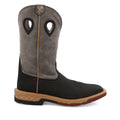 Twisted X MXB0002 Men's Charcoal Grey Western Work Boots - WS Toe, CellStretch, Slip-Resistant