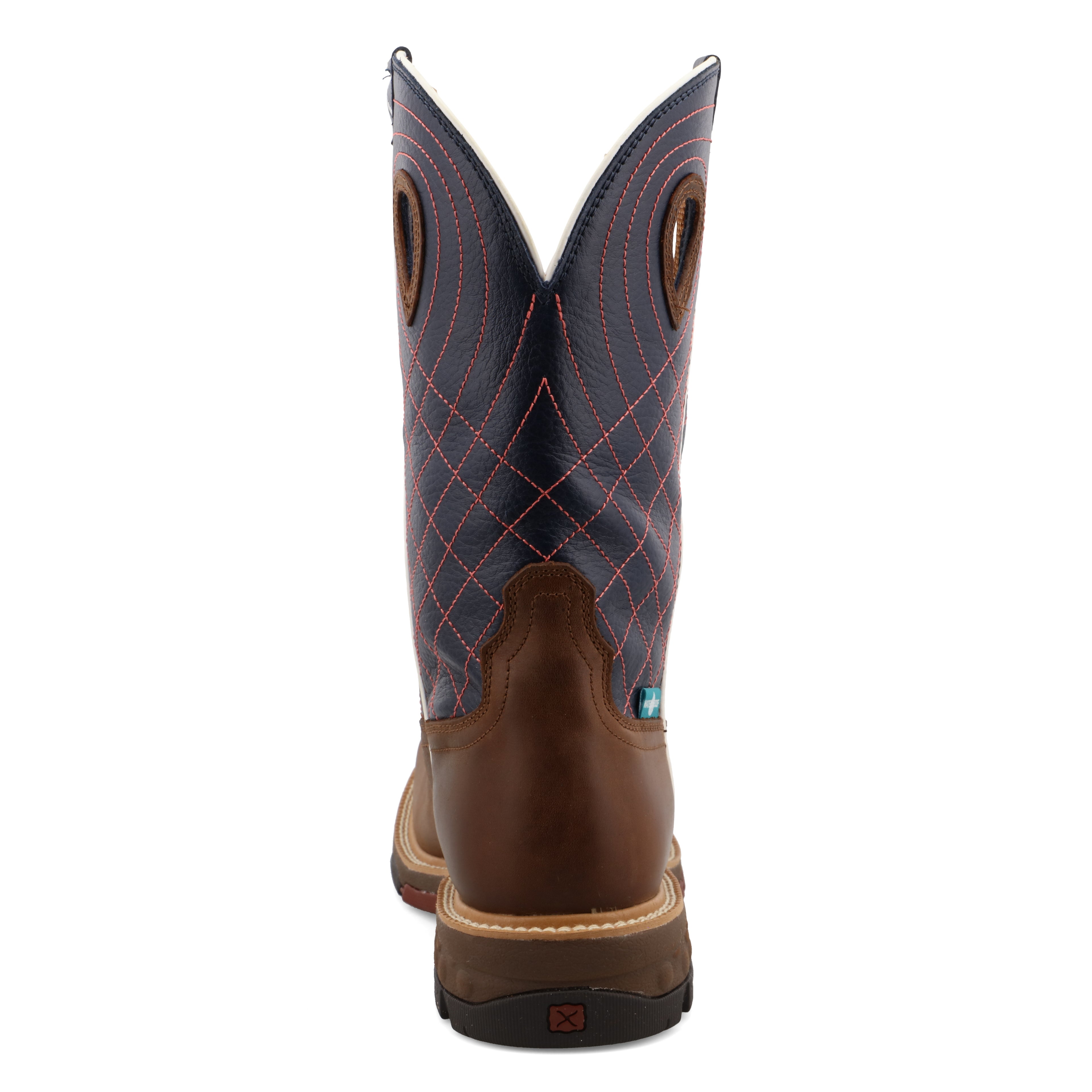Twisted X MXBAW01 Men's Brown Full-Grain Waterproof Western Work Boots - Alloy Safety Toe