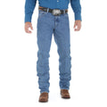 Wrangler 47MWZSW Men's Premium Performance Cowboy Cut Jeans, Stonewash, Cotton Heavyweight Denim