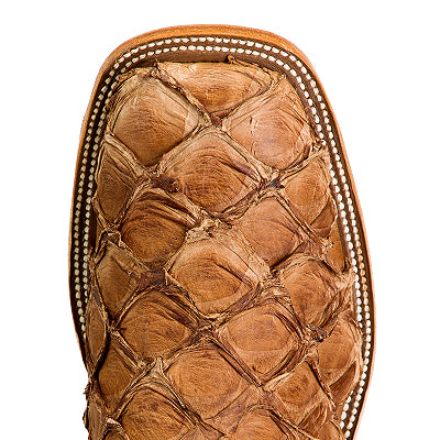 Anderson Bean S3017 Men's Cigar Matte Big Bass Western Boots, Blue Top, Wide Toe, Hybrid Sole
