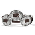 BRIGHTON 5583L LADIES FANDANGO CONCHO LEATHER BELT